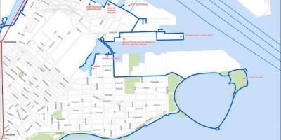 Harborwalk แผนที่บอสตัน