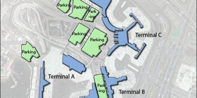 แผนที่ของบอสตันสนามบินโลแกน