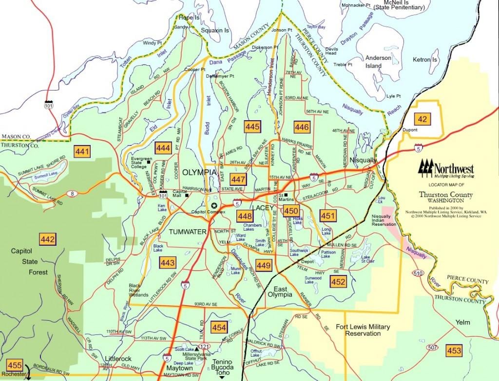 แผนที่ของเขตบอสตัน